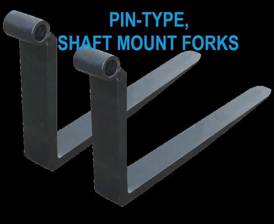 Genie Pin Type Shaft Mount Forks PAIR SET Forklift FORK 2x4x60\