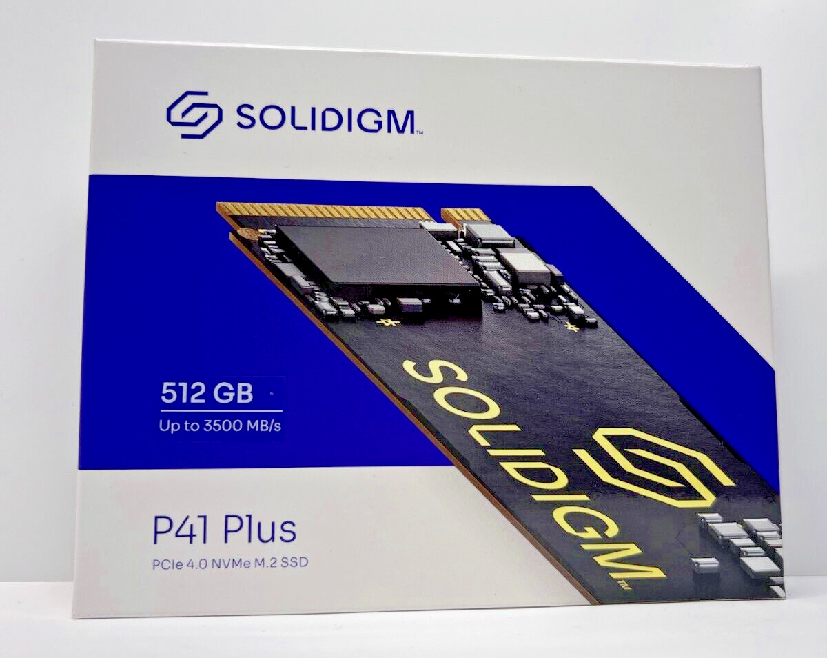 Solidigm P41 Plus Series 512GB PCIe GEN 4 NVMe