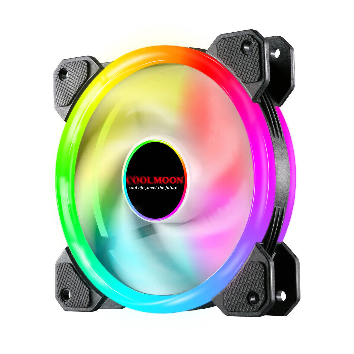 computer cooling ARGB fan 12cm LED Symphony color change silent chassis fan