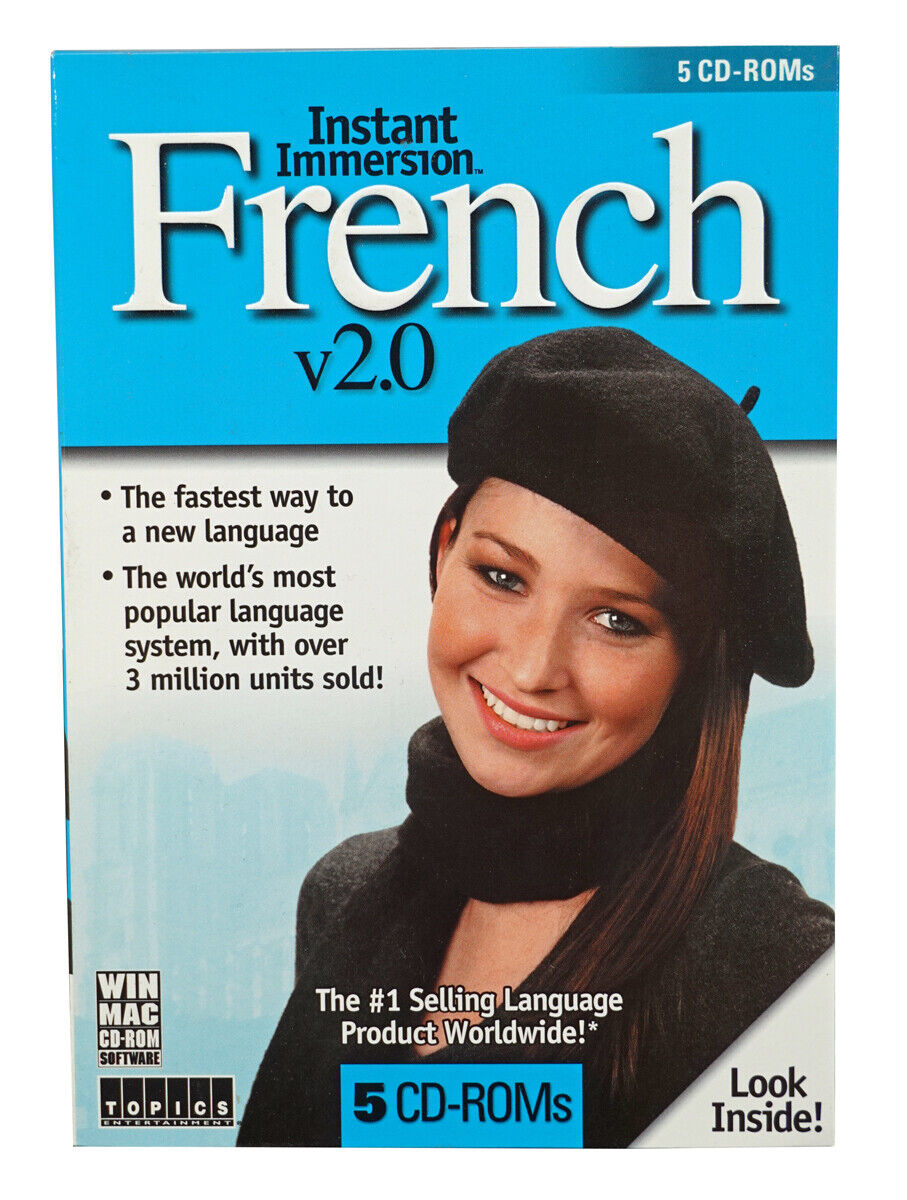 Instant Immersion Learn to Speak and Talk French 2.0 (5 CD Set) REDUCED price