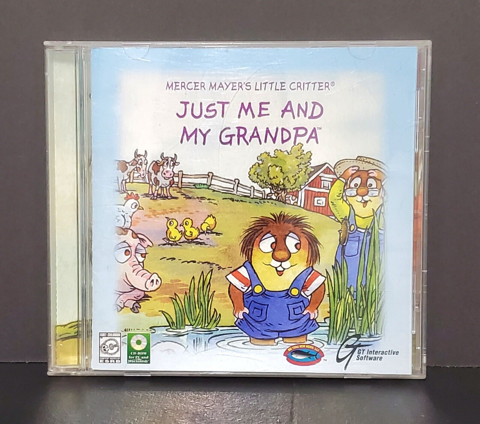 Mercer Mayer's Just Me & My Grandpa PC MAC CD kids fun filled story grandfather