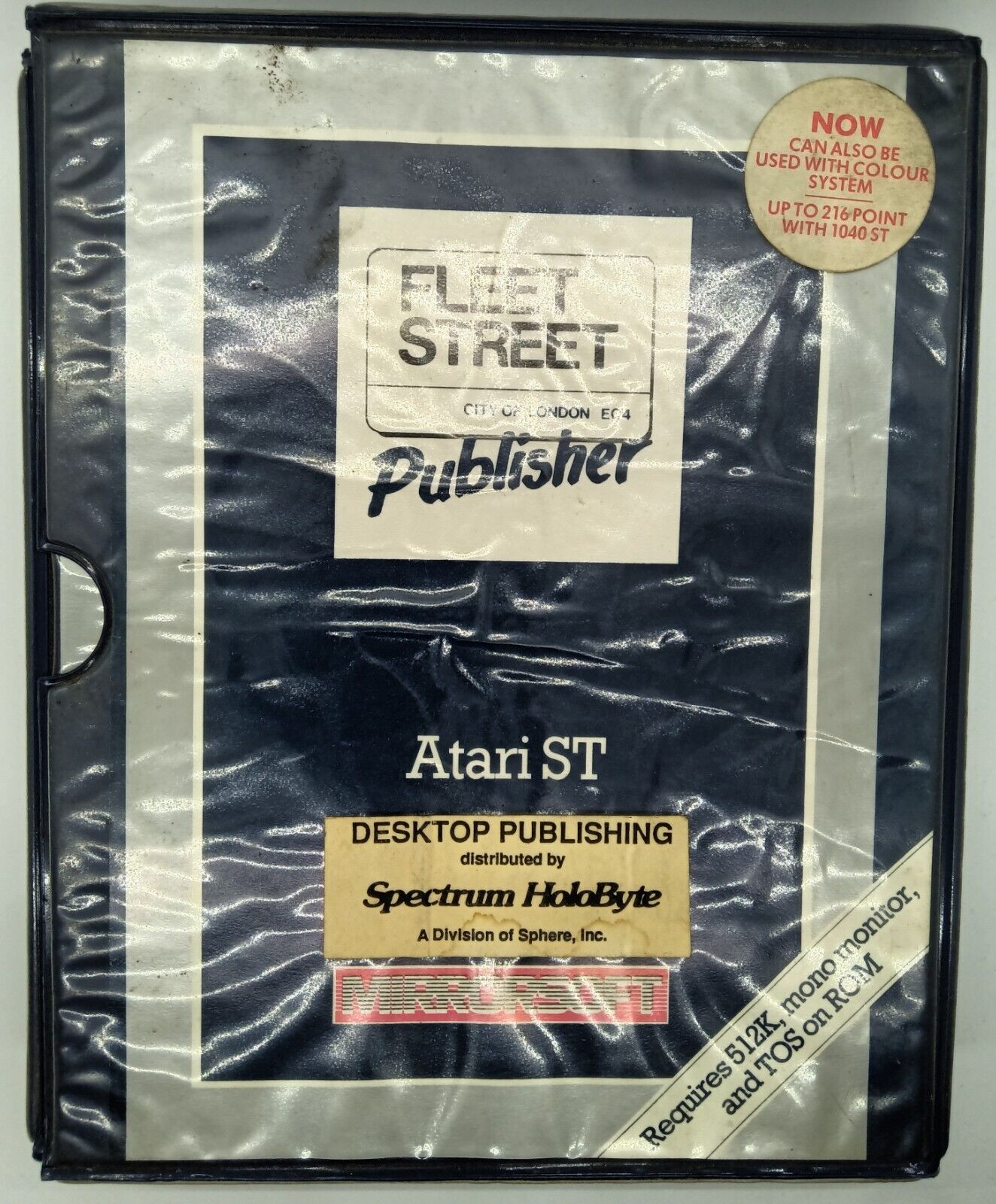 Atari ST Fleet Street Publisher Software Mirrorsoft 1987 CIB