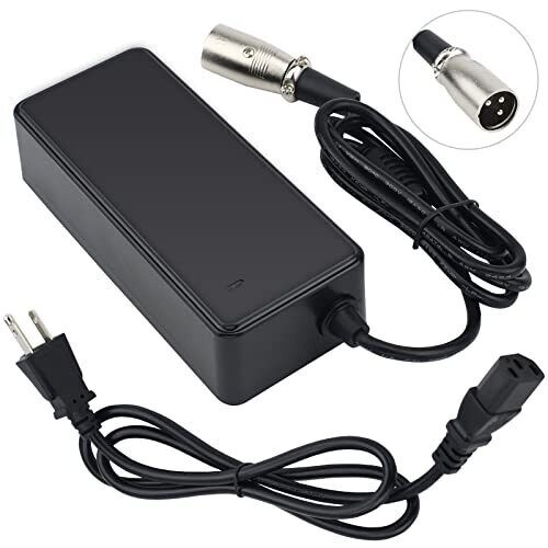 24V 2A (48W) Scooter Battery Charger Power Adapter for Ezip,Go-Go Elite Trave...