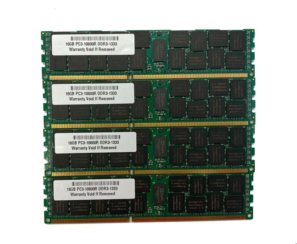 64GB 4X16GB Memory for Supermicro X9DRi-F X9DRi-LN4F+ ECC RDIMM RAM