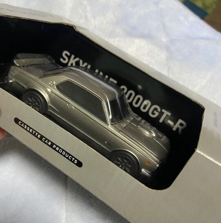 New Click Car Mouse Wireless Mouse Nissan Skyline GT-R Silver (Hakosuka) 660639
