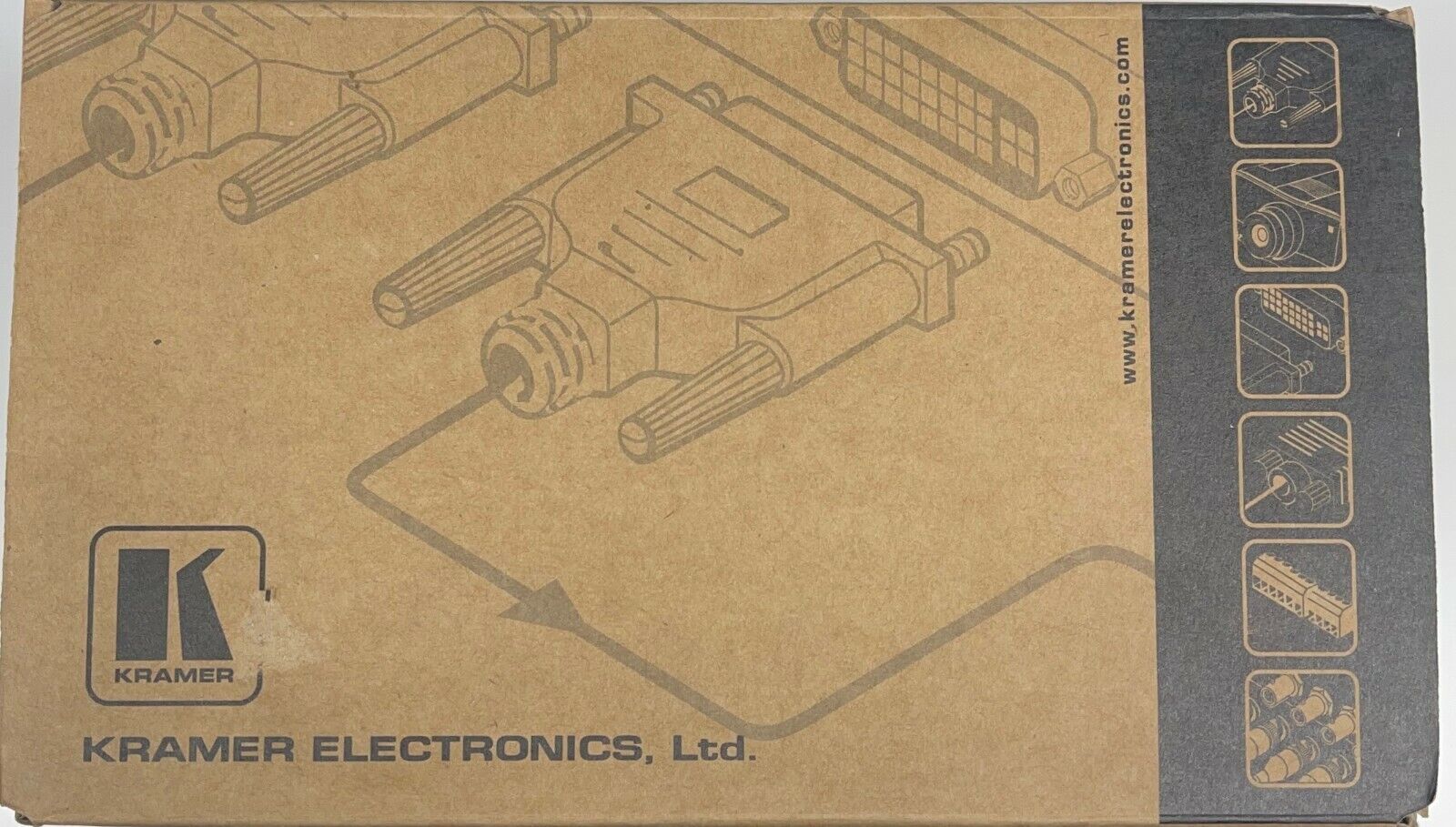Kramer Electronics RC-78R, 8−button Ethernet and KNET™ Control Keypad 