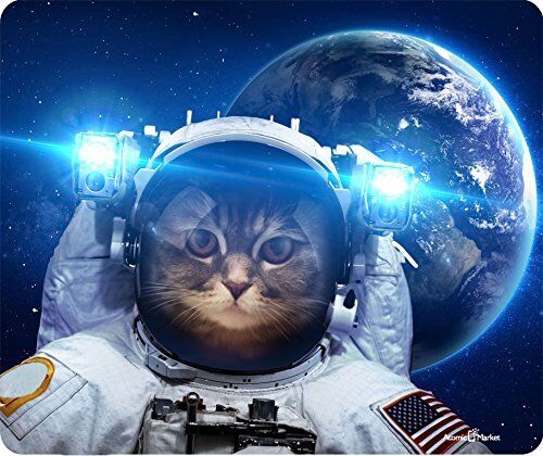 Cat In Space Mouse Pad