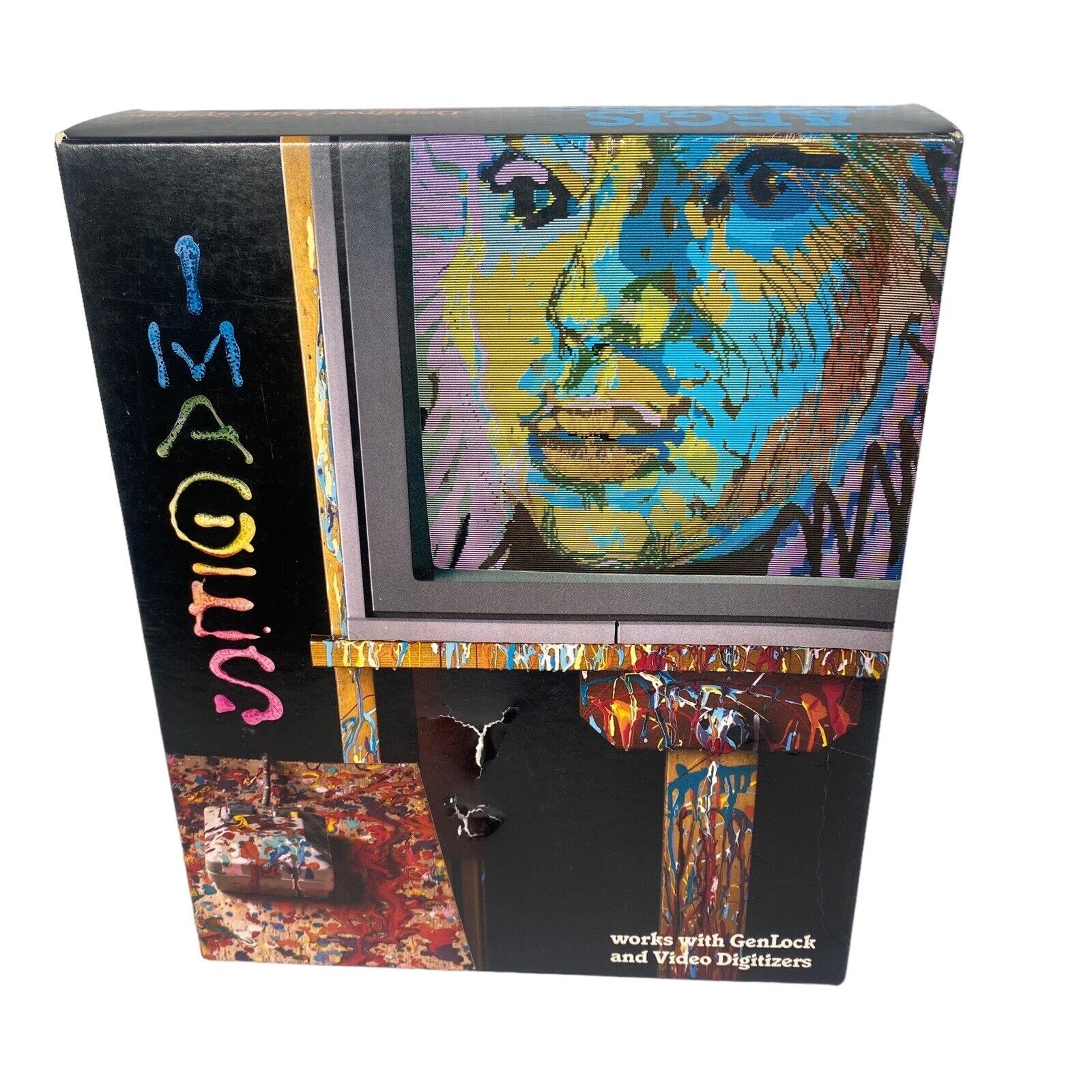 Aegis Images Designer Paint Systems - VTG 80s Amiga Computer Software For Art