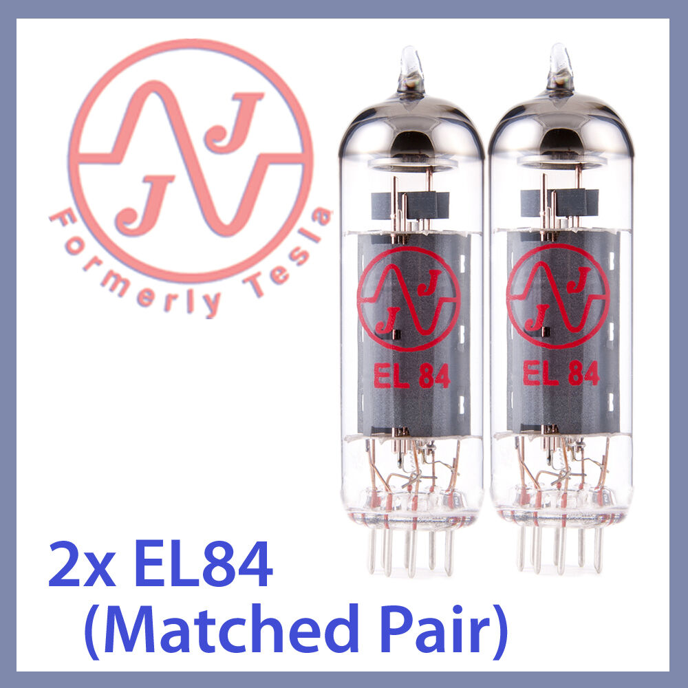 2x NEW JJ Tesla EL84 / 6BQ5 Vacuum Tubes, Matched Pair TESTED  