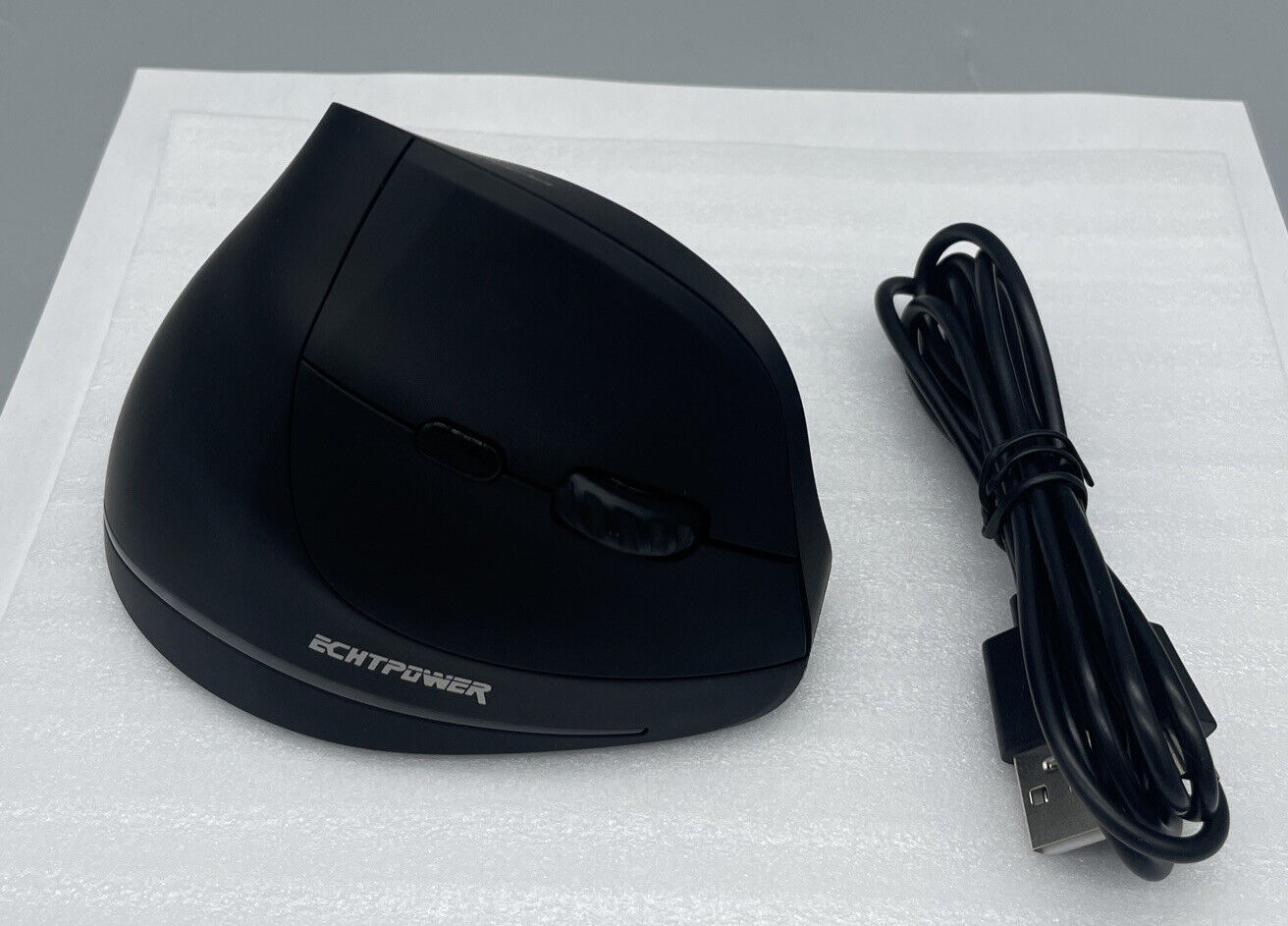 ECHTPower Ergonomic Rechargeable Wireless Vertical Gaming Mouse 6 Buttons