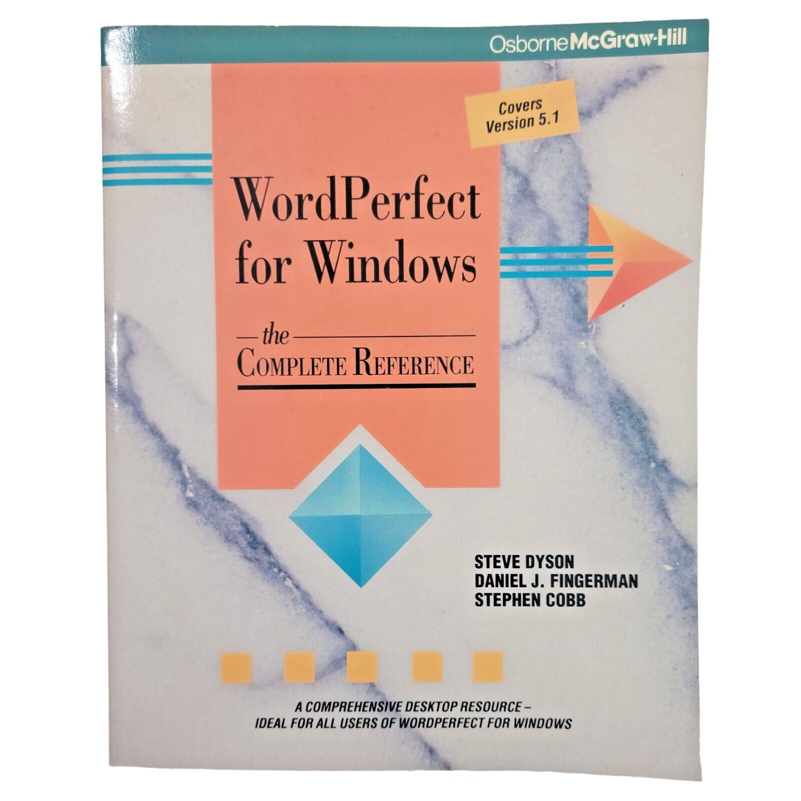 Word Perfect 5.1 For Windows The Complete Reference Vintage 1992 Nostalgia PB