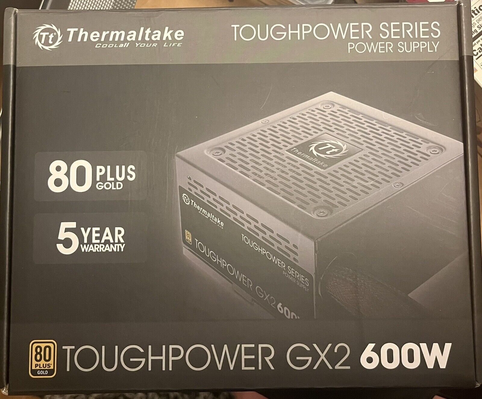 Thermaltake Toughpower GX2 80+ Gold 600W SLI/Crossfire Non Modular Power Supply