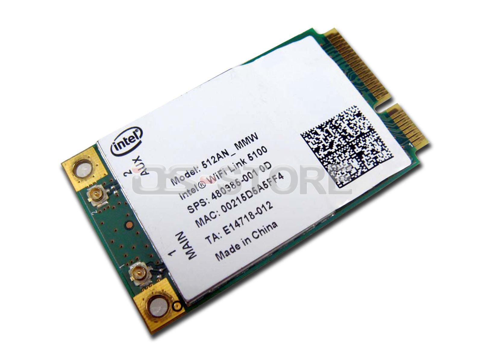 HP 480985 506678 Intel 5100 WIFI 512AN_MMW 300M Mini PCI-E Wireless WLAN Card