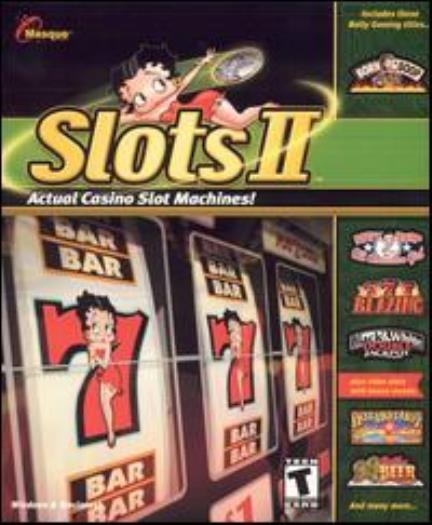 Masque Slots II 2 PC MAC CD Bally machines jackpot casino Vegas game Betty Boop