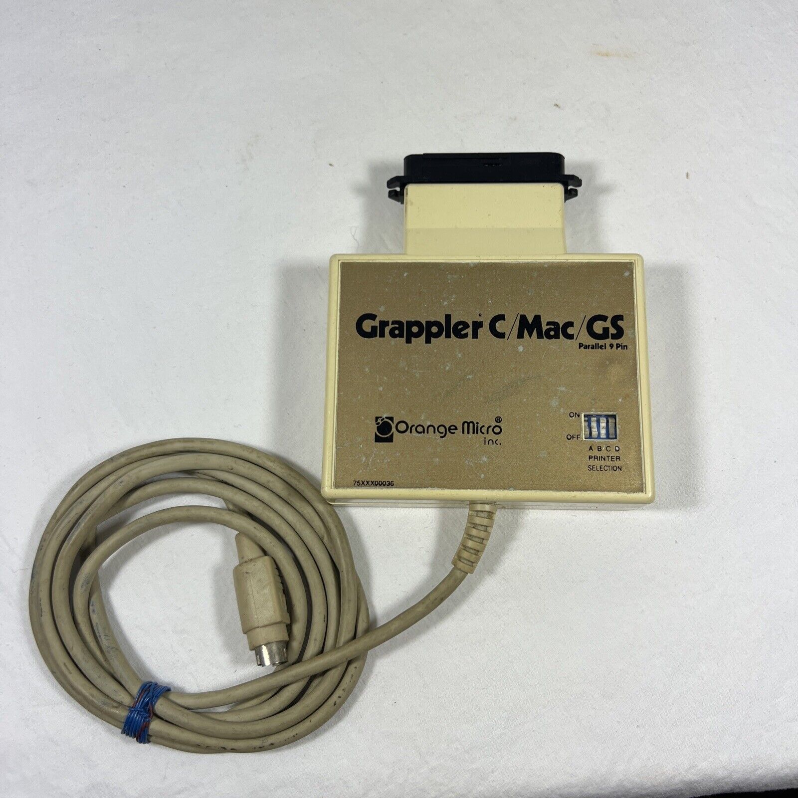 Grappler C/Mac/GS (Orange Micro Inc.) Vintage Printer Interface Parallel 9 Pin