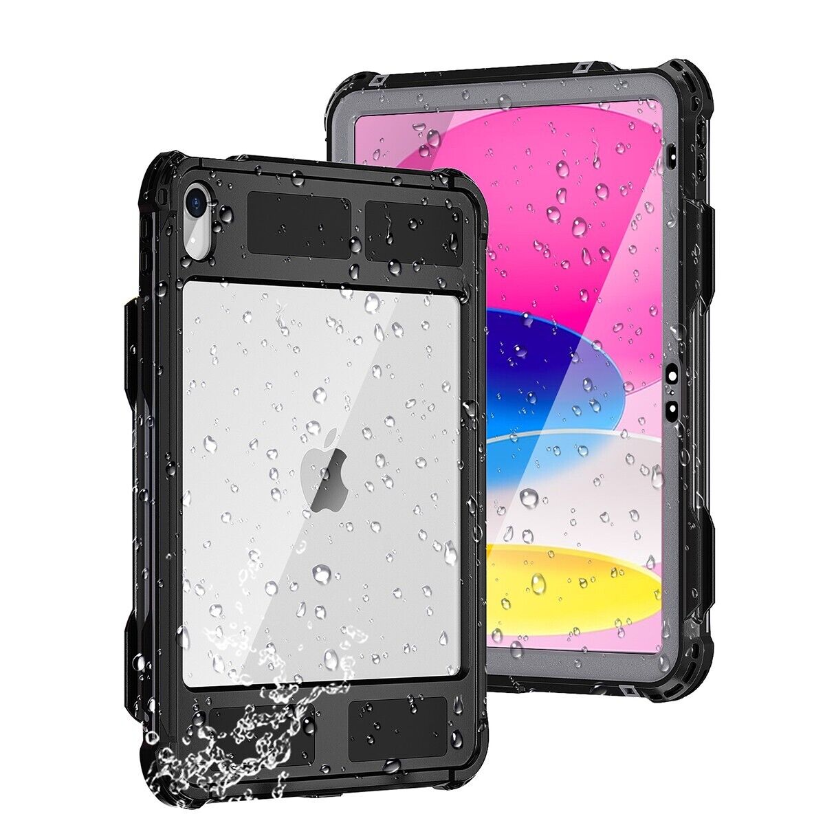 For iPad 10th Generation 10.9 inch Case Rugged Waterproof Shockproof Stand Cover