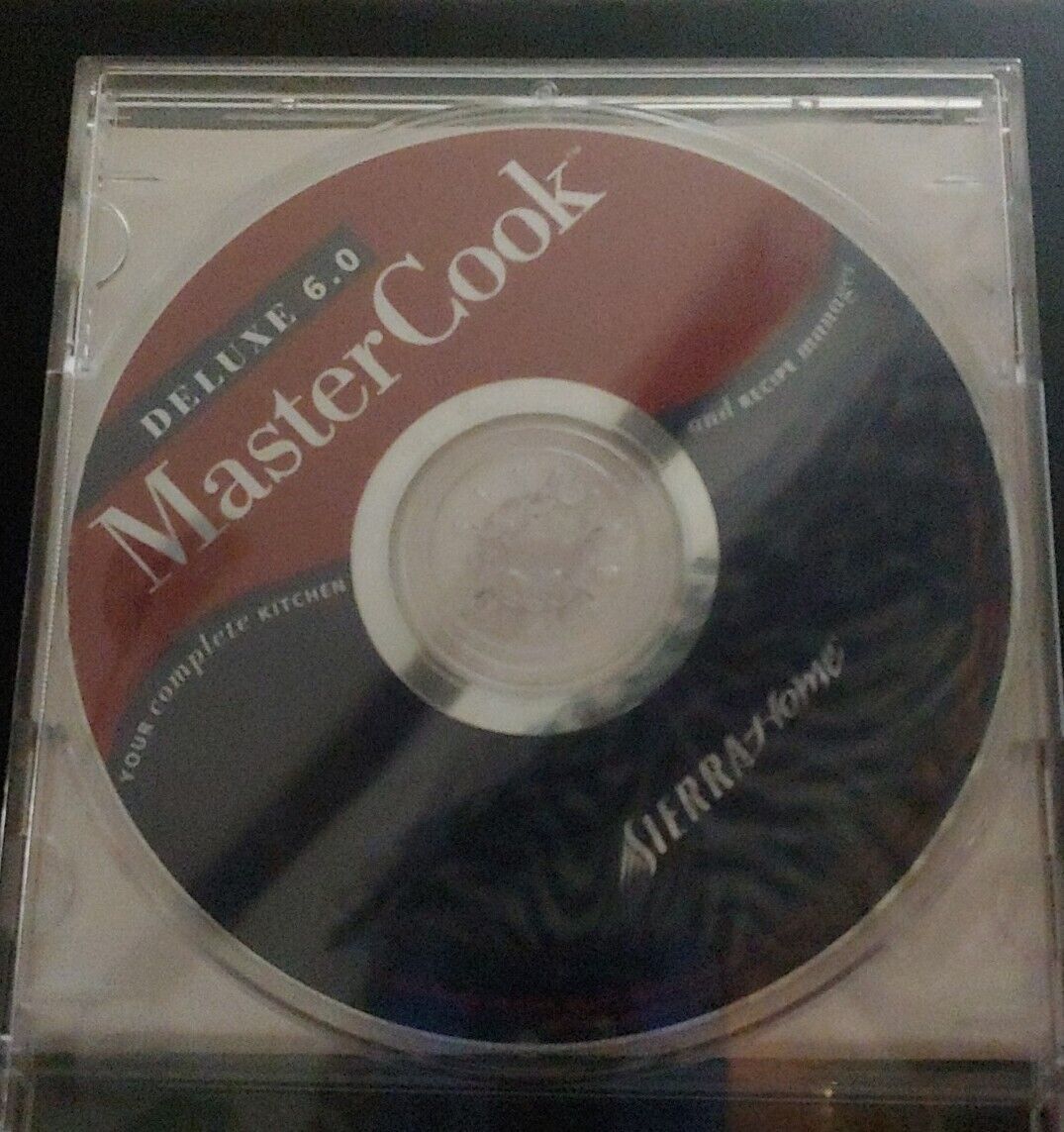 Master Cook Deluxe 6.0 CD-Rom Cooking Recipes Sierra Home 2000 Y2K ds1