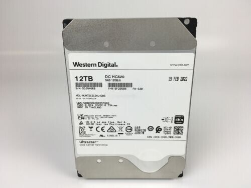 WD HDD Ultrastar DC HC520 HUH721212AL4205 12TB 3.5\