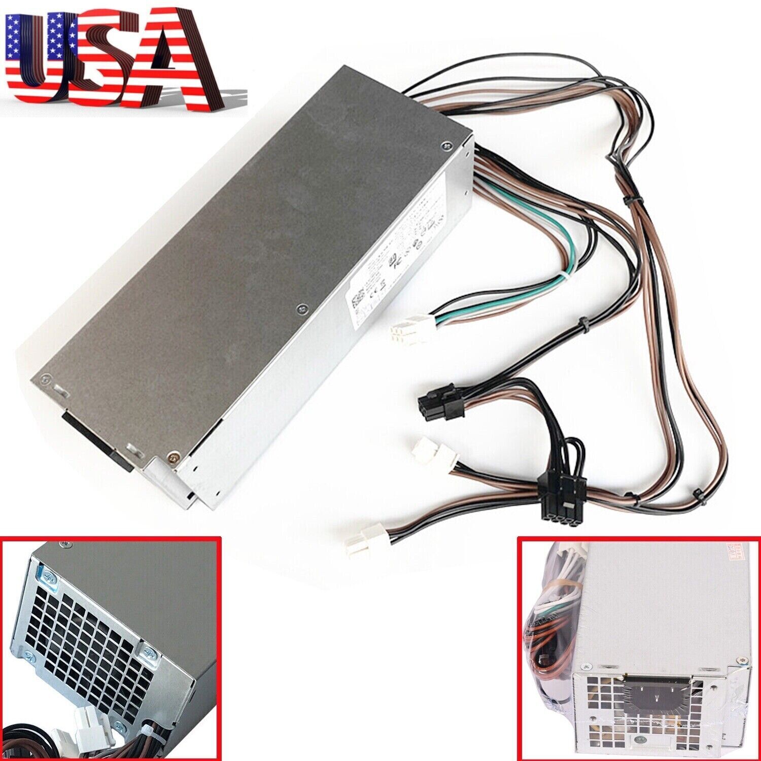New Power Supply PSU For Dell G5 XPS 8940 7060 5060 G5-5090 500W H500EPM-00 US