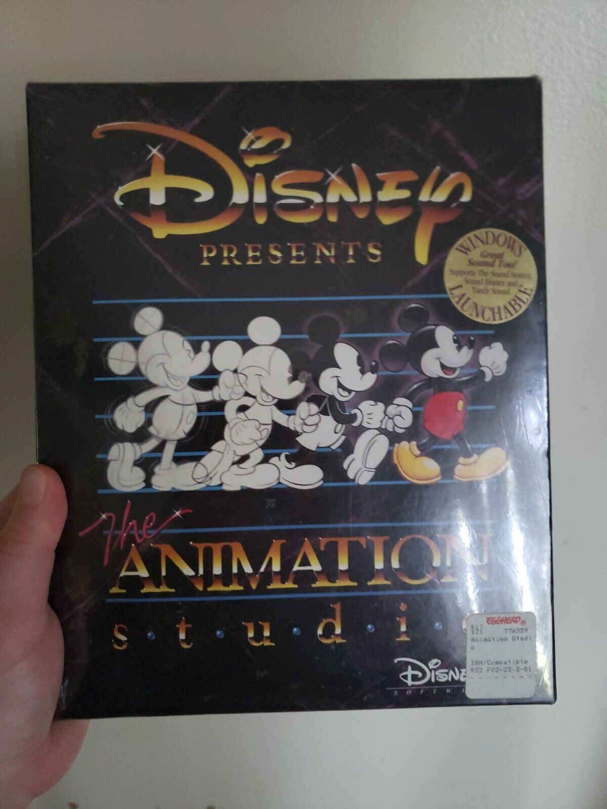 Disney Presents Animation Studio IBM Tandy Vintage 1992 SEALED NEW IN BOX NIB 