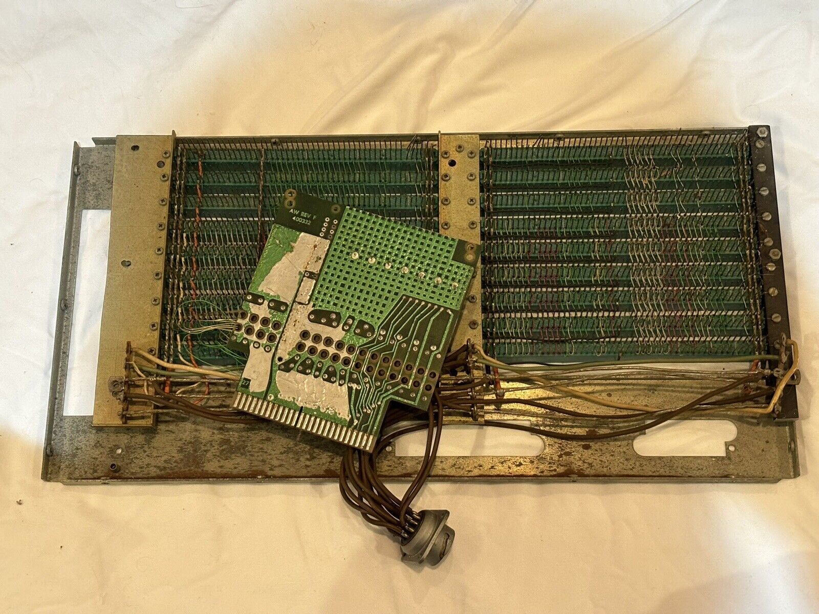 Vintage Digital Computer Controls 400330/400332 Assembly Backplane 1971
