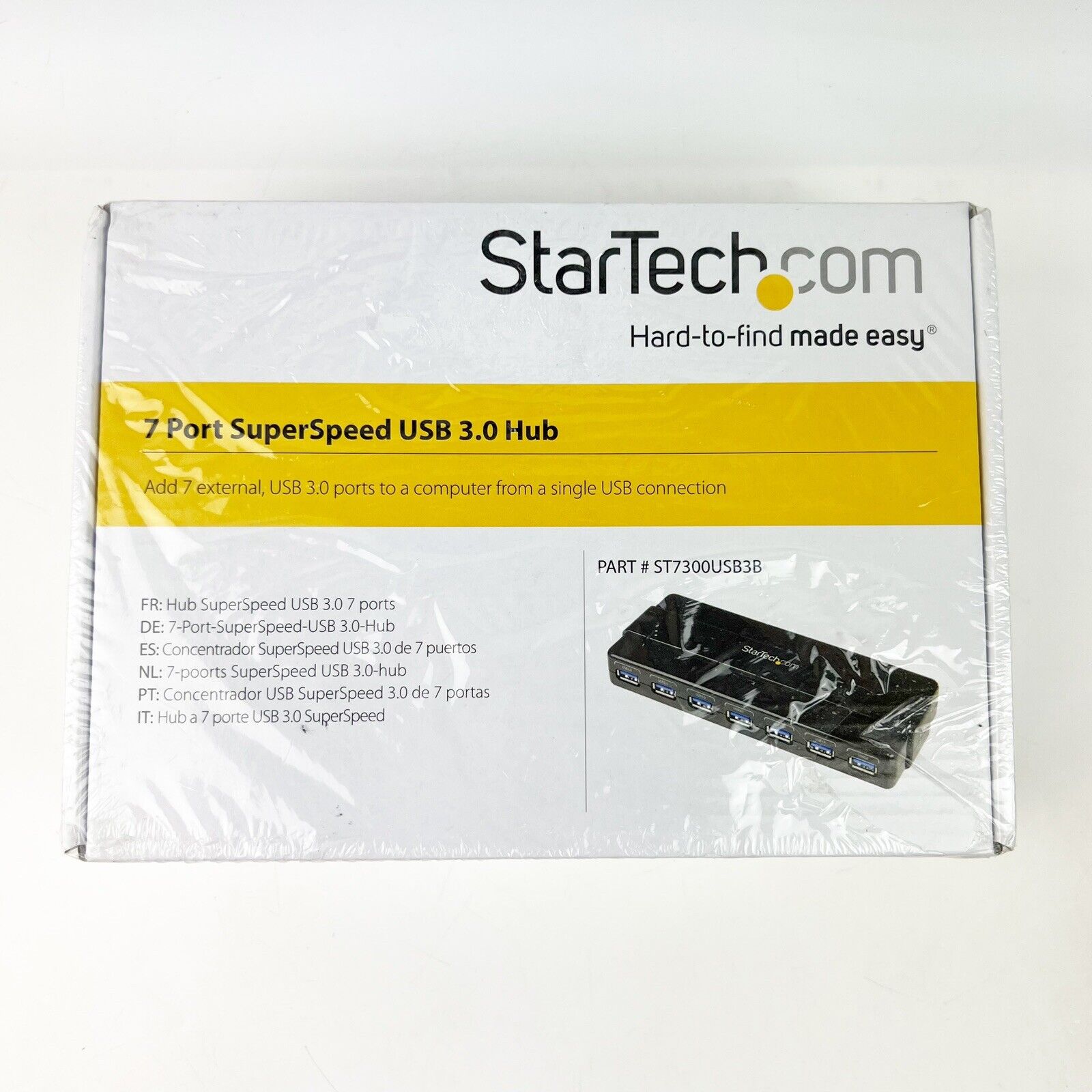 NEW StarTech.com 7 Port SuperSpeed USB 3.0 Hub Sealed