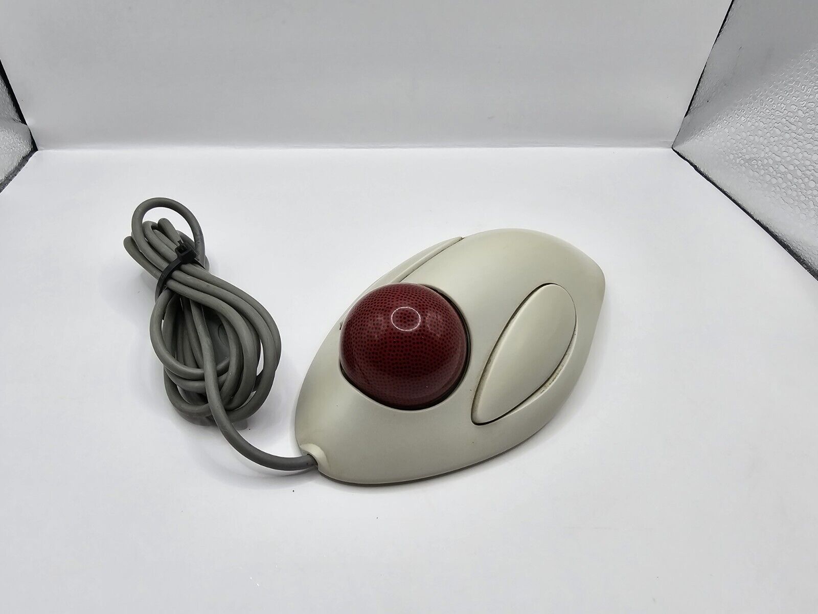 Vintage Logitech 804292-0000 Trackball Marble Mouse T-CM14 Retro PS/2 Connector
