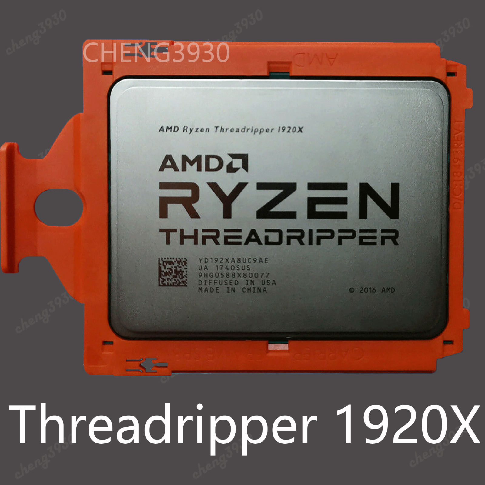 AMD Ryzen Threadripper 1920x 3.50ghz 12 cores 24 threads tr4 x399 CPU processor