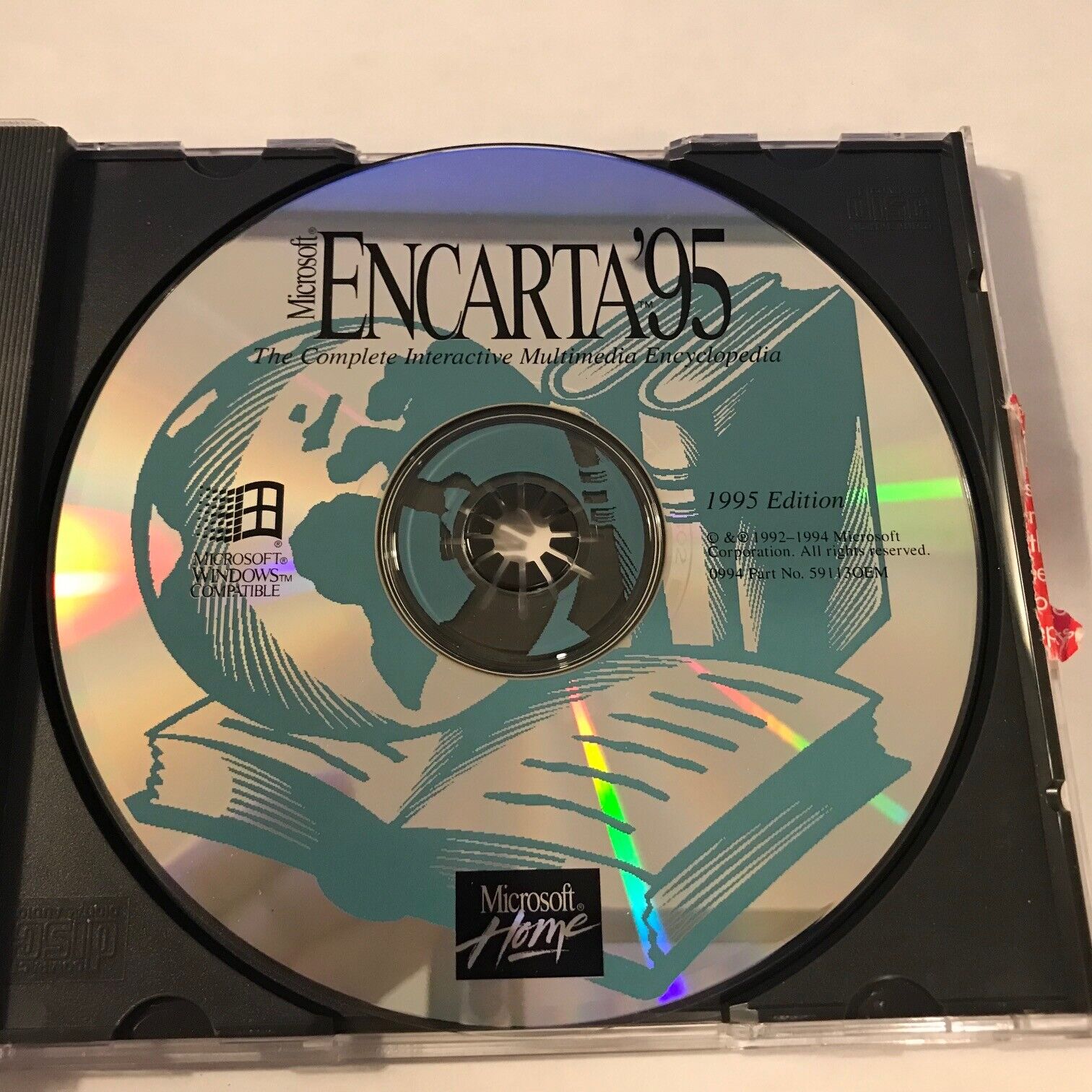 VINTAGE SOFTWARE ENCARTA 95 ENCYCLOPEDIA CD SOFTWARE FOR WIN95 OEM VERSION