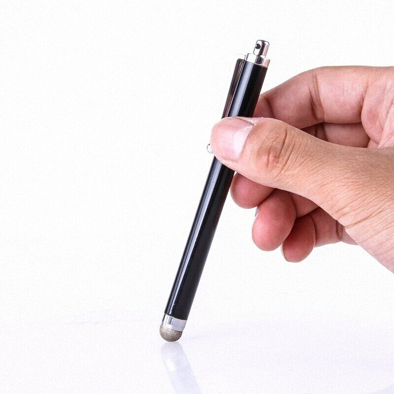 Wholesale Lot 50 x BLACK Fiber Tip Metal Stylus Pen Universal iPhone iPad Galaxy