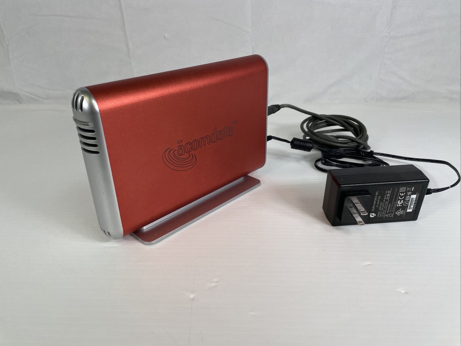 Vintage Acomdata Hard Drive Enclosure USB 2.0 20GB HDD - Wiped