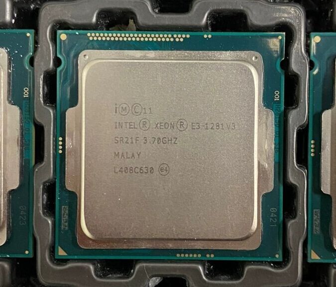 Intel Xeon E3 1281 V3 LGA1150 CPU Processor 3.7GHz Quad Cores 8MB 82W SR21F