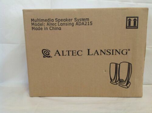 Altec Lansing ADA215 Multimedia Computer Speakers - NEW IN BOX AND SEALED.