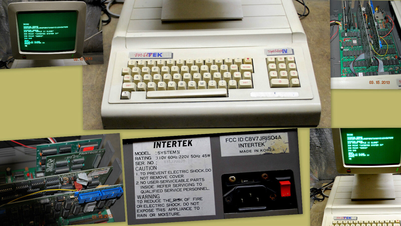 Rare Museum Item Apple II Clone Z80/6502 Intertek System IV - *VERY RARE*