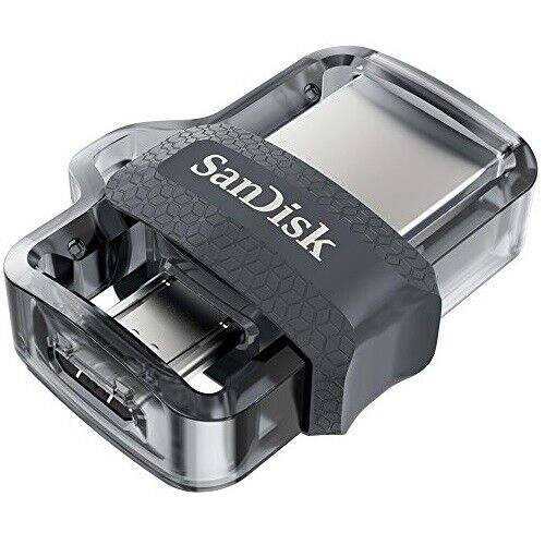 Sandisk Ultra 64GB 128GB 256GB m3.0 Dual MicroUSB & USB SDDD3 Flash Drive lot