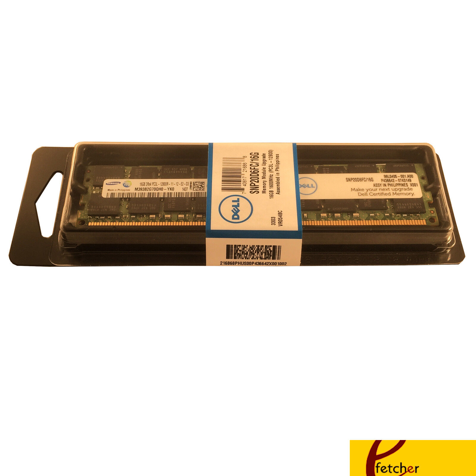 SNP20D6FC/16G 16GB DDR3 1600MHz Dell Original Memory Dell PowerEdge C5220 C6105