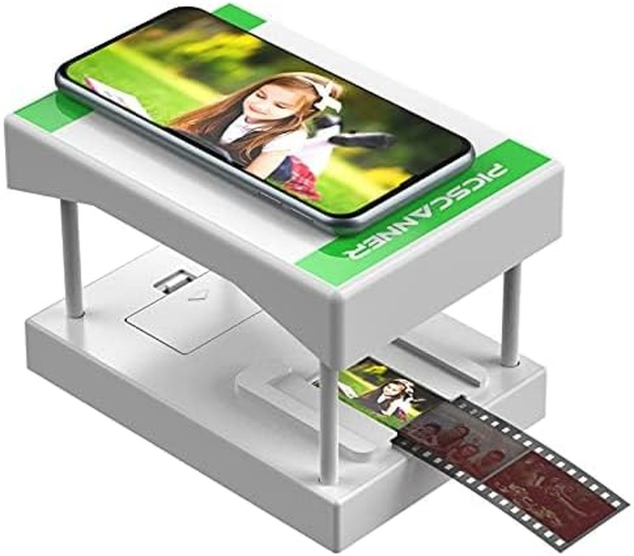 Mobile Film & Slide Scanner - Converts to JPEG, LED, Foldable