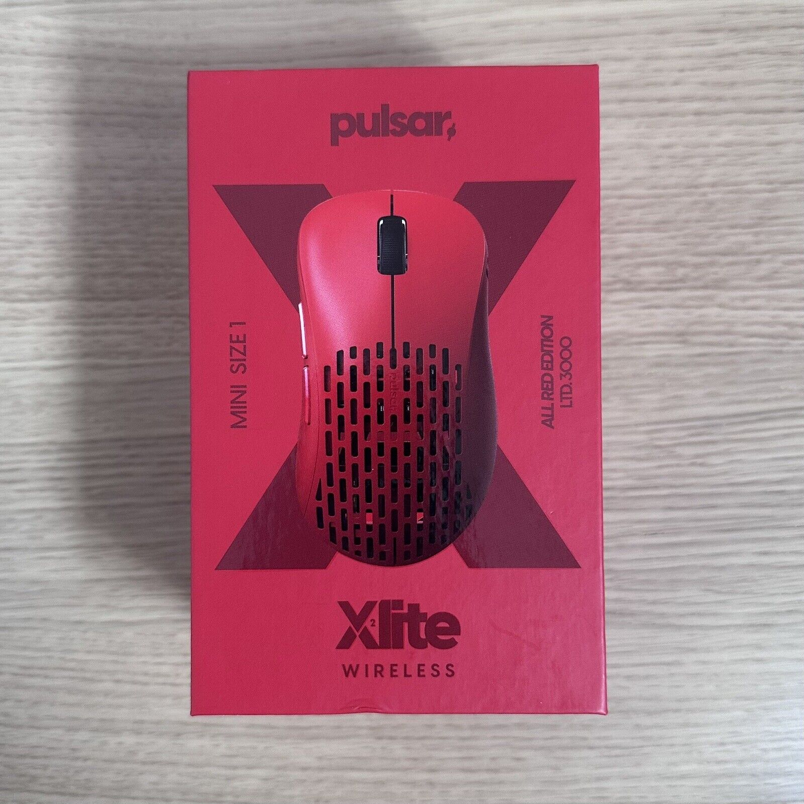 Pulsar Xlite V2 Mini Size 1, Red LTD. Edition Wireless Mouse