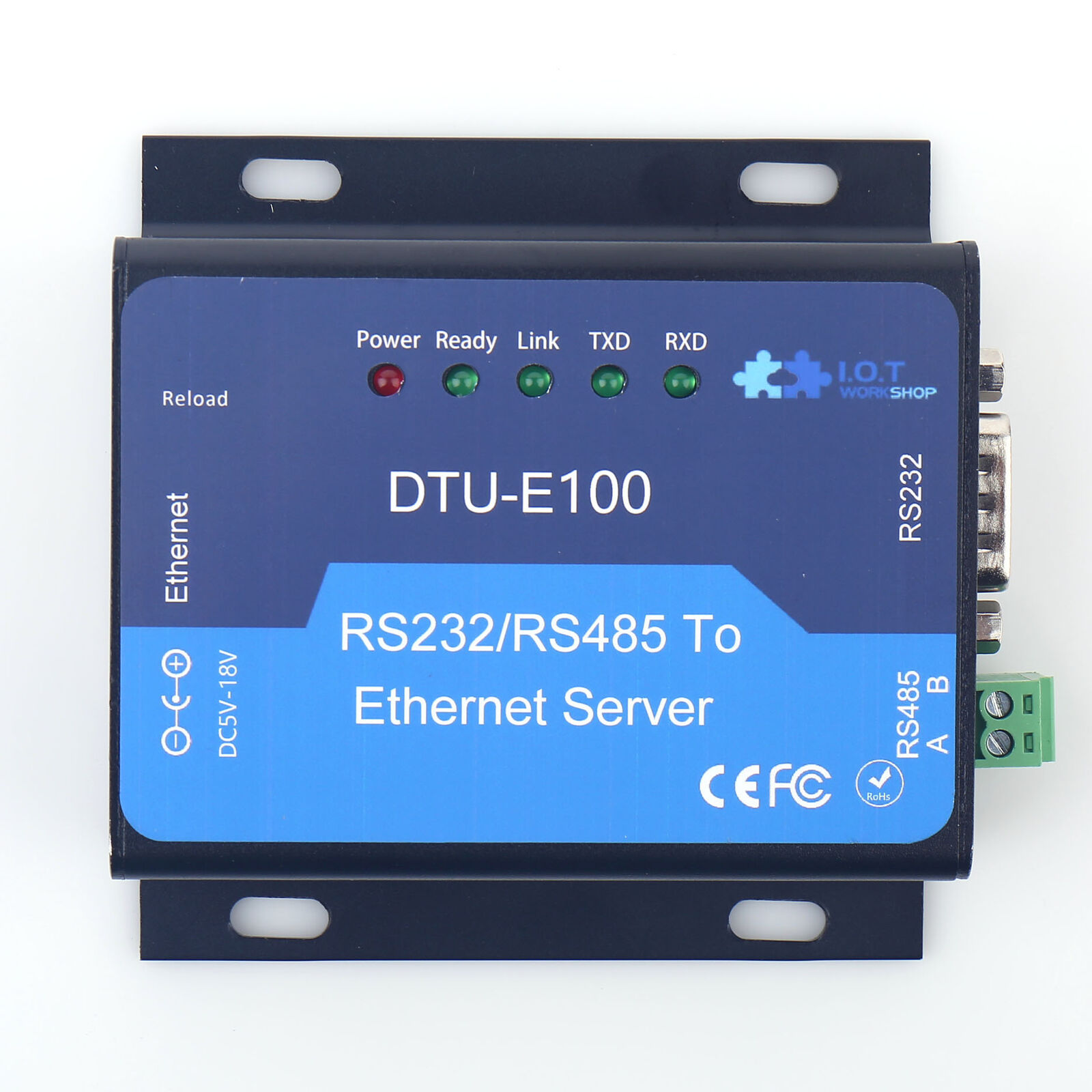 DTU Rs232/RS485 go to Ethernet Serial Server RJ45 Converter TCP/IP Ethernet