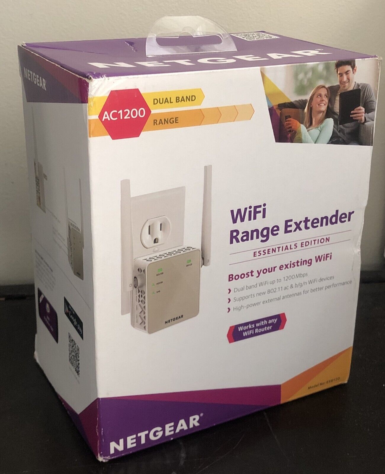 NOB NETGEAR AC1200 Wi-Fi Range Extender - EX6120