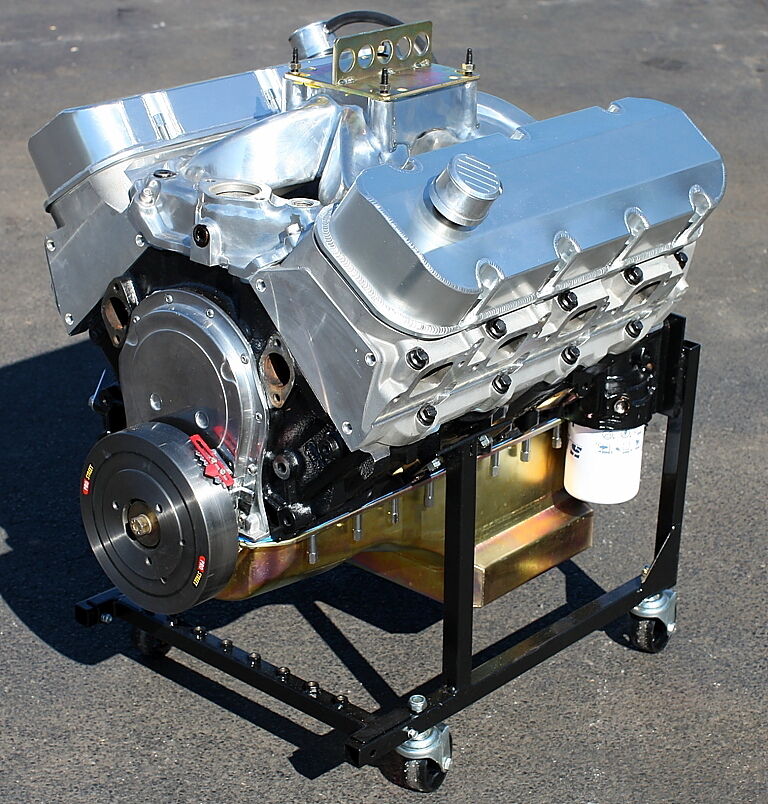 CHEVY BBC 572 STAGE 8.0 CRATE MOTOR, DART BLOCK, AFR HEADS, HYD. CAM. 745 HP 