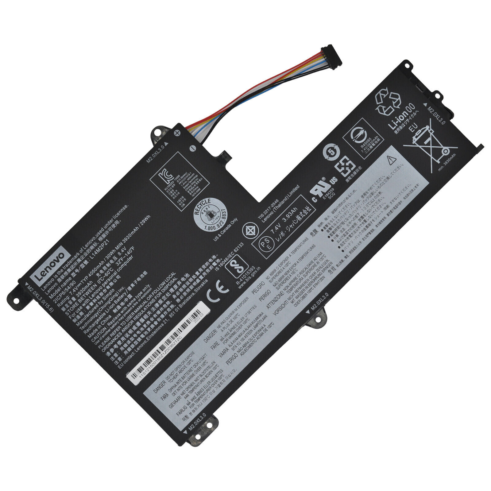 Genuine L14L2P21 L14M2P21 Battery for Lenovo IdeaPad 330S-15ARR 330S-15IKB 15AST
