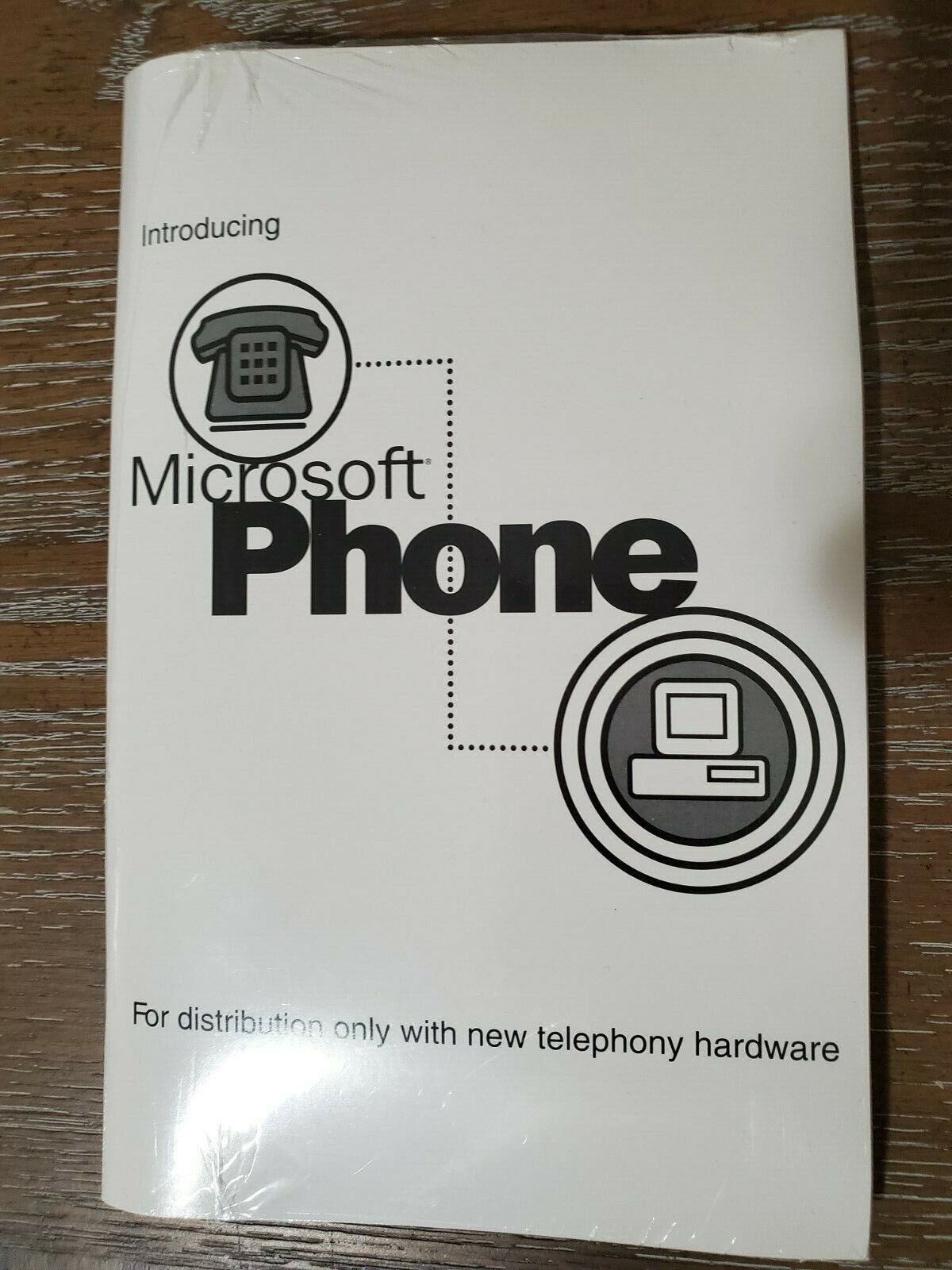Vintage Sealed Microsoft Phone CD and Booklet 1990s 