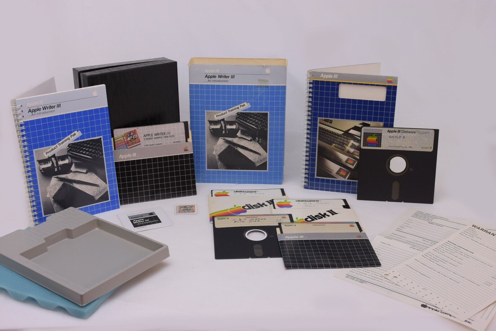Apple III Apple Writer III + Apple III Backup III User Manual & Box 5.25\