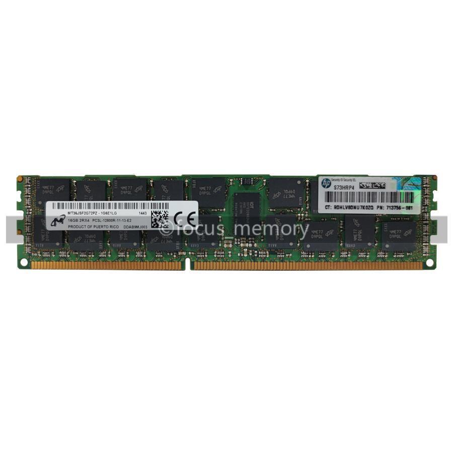 Micron 16GB/32GB/64GB DDR3-1600MHZ PC3L-12800R 2Rx4 REG ECC Server Ram 1.35V Lot