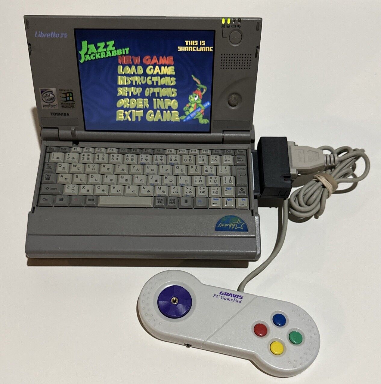 Quickshot PCMCIA Game Port / Gameport for retro gaming laptops