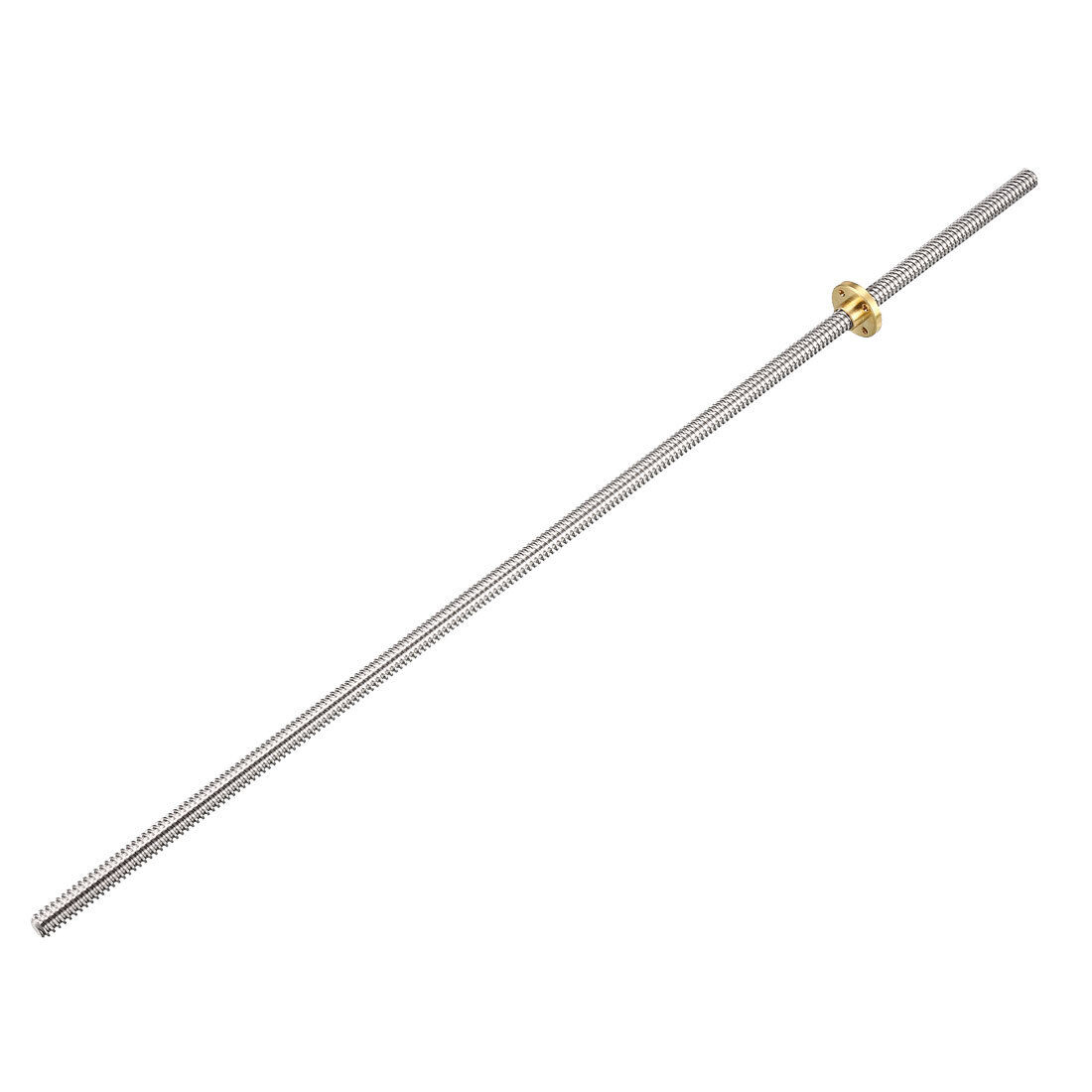 500mm T8 Pitch 2mm Lead 4mm Lead Screw Rod with Copper Nut for 3D Printer