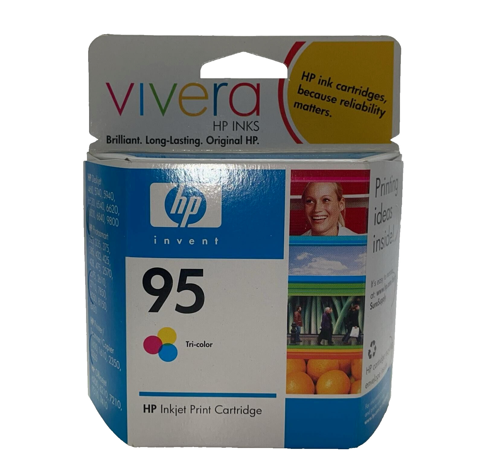 HP 95 Tri-Color Inkjet Print Cartridge (C8766WN)