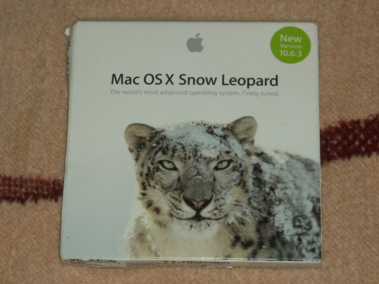 Apple Mac OS X Snow Leopard 10.6 MC573Z/A Operating System 10.6.3 OSX