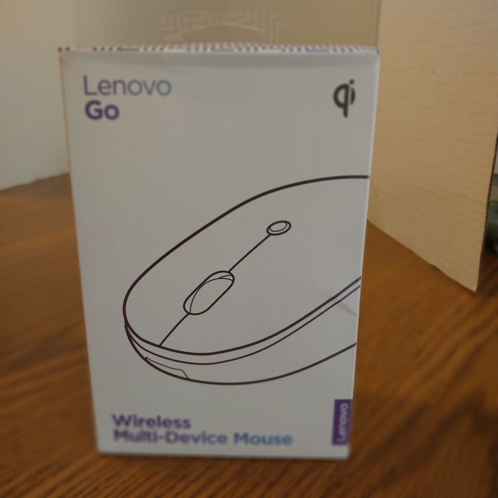 Lenovo Go Wireless Multi-Device Mouse (Thunder Black) New Sealed in Original Box